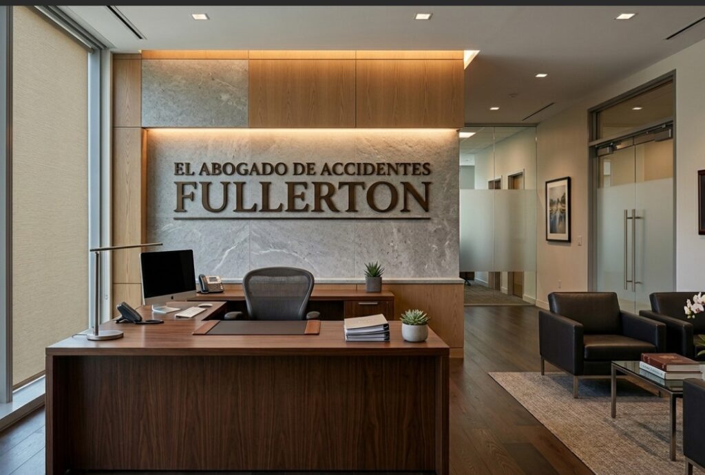 El Abogado de Accidentes Fullerton Office